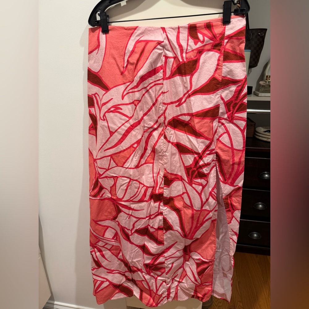 PEIXOTO ROSE SIDE-SLIT MAXI SKIRT